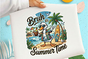 Bruh It's Summer Time PNG, Funny, an Illustration by Designking (Thumbnail 1 of 4)