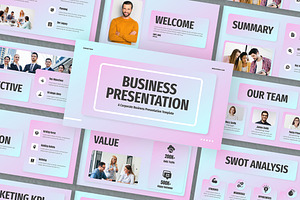 Corporate Business Presentation PPT, a Presentation Template by Mighty-Slide