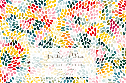 Colorful Abstract Seamless Pattern P, a Pattern Graphic by Pati Charm Studio