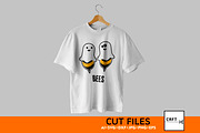 Halloween Boo Bees Bundle 10 Designs, an Illustration by LaserCutano (Thumbnail 4 of 8)