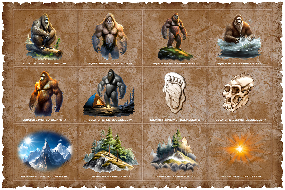 Squatch Pack - Volume 1, a Graphic by artbeerlife (Photo 3 of 3)