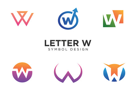 Creative Letter W Symbol Design