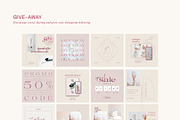 Wellness Social Media Kit CANVA PS, a Social Media Template by Sparrow & Snow (Thumbnail 4 of 26)