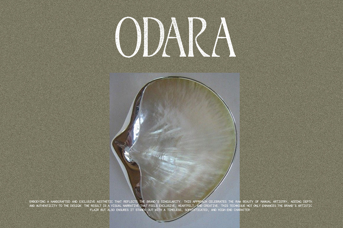 ODARA | Raw Logo & Text Effect, a Texture Graphic by Universo Gaia @doyougaia (Photo 12 of 12)