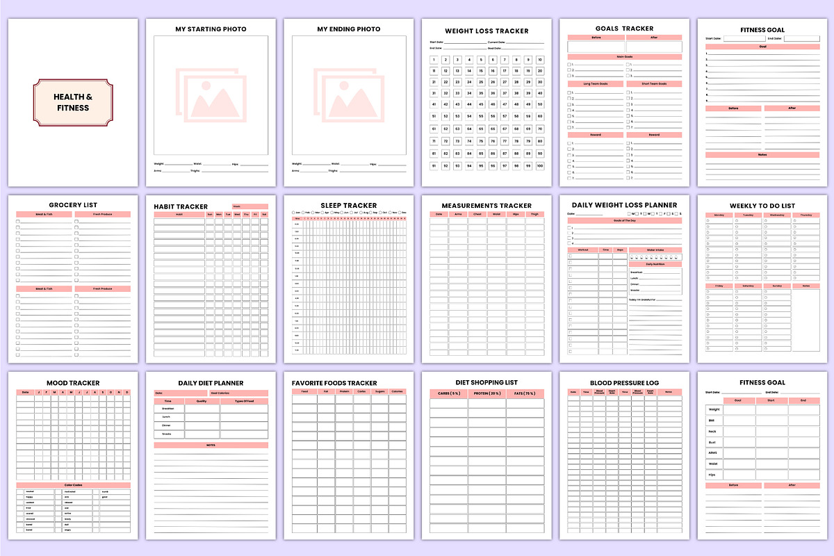 Ultimate 2026 ADHD Life Organizer, a Stationery Template by Mustafiz (Photo 6 of 10)