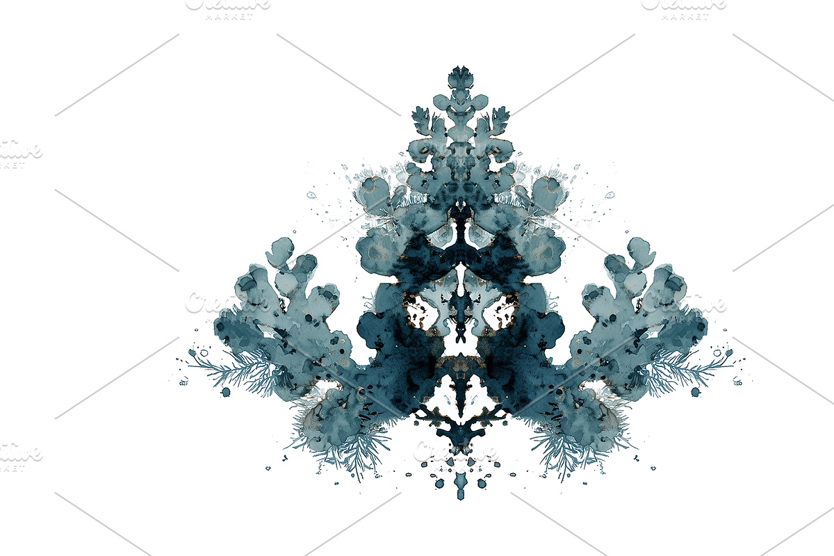 Heum Co. Botanical Inkblot Art, a Decorative Illustration by milatovar (Photo 9 of 20)