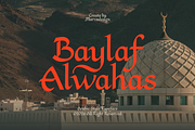 Baylaf Alwahas - Arabic Style, a Script Font by Marvadesign (Thumbnail 1 of 9)