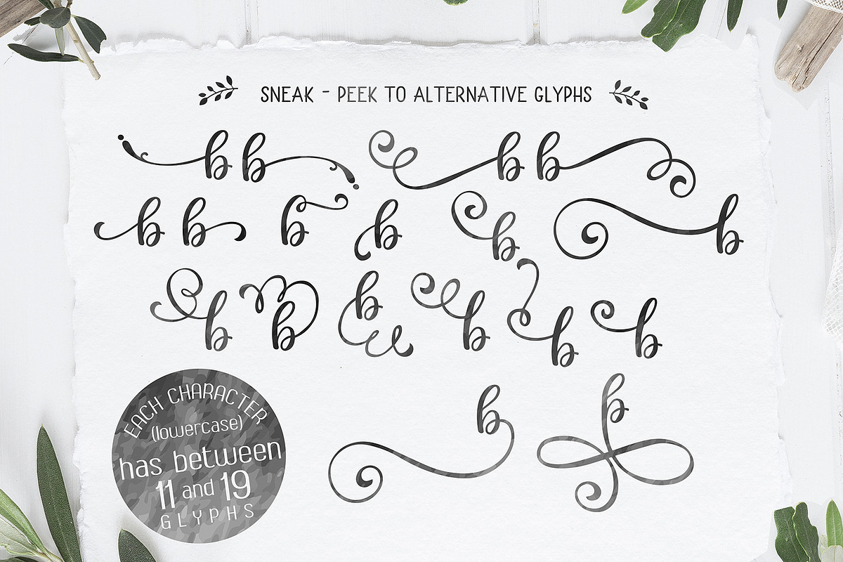 Berson Dream Font TRIO and extras preview 7