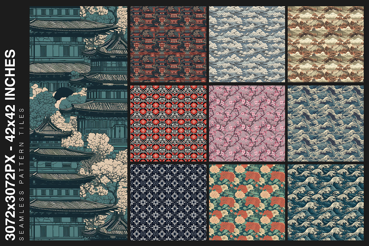 10 Japan Patterns, a Pattern Graphic by Motifs (Photo 11 of 11)