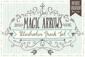 Magic Arrow Brushes Illustrator