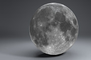 Moon Globe 11k, an Environmental 3D Model by Flash My Pixel (Thumbnail 3 of 9)