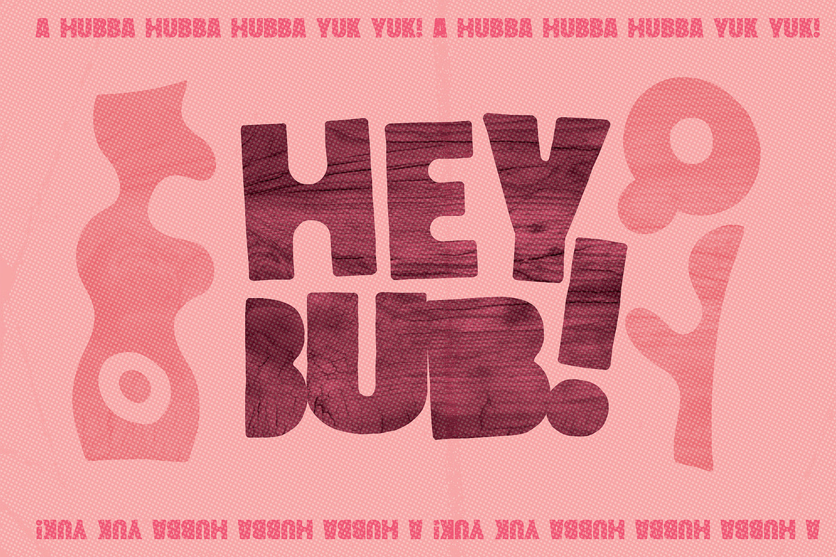 Bubbbo - Fun and chunky font, a Sans Serif Font by Drawwwn (Photo 8 of 9)