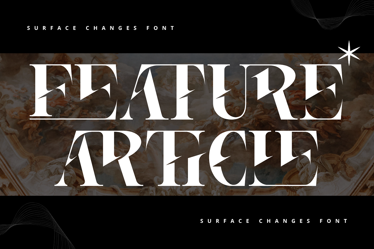 SURFACE CHANGES - LUXURY SERIF FONT, a Serif Font by 177Studio (Photo 4 of 8)
