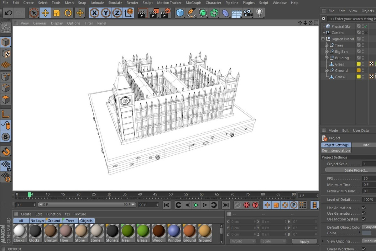 Cartoon Low Poly Big Ben Landmark, an Architecture 3D Model by Anton Moek (Photo 8 of 8)