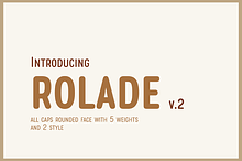 Rolade Typeface (UPDATED)