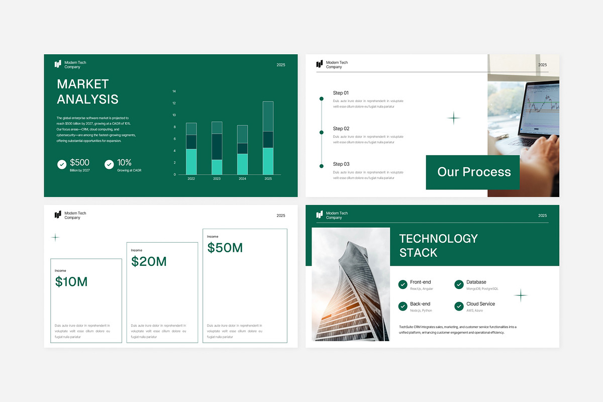 Innovative Tech Business Pitch Deck, a Presentation Template by Eklip Studio (Photo 3 of 6)