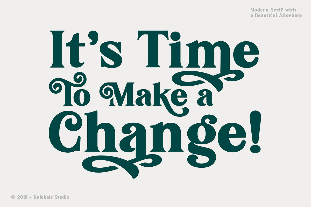 Karimun - Modern Serif Font preview 2