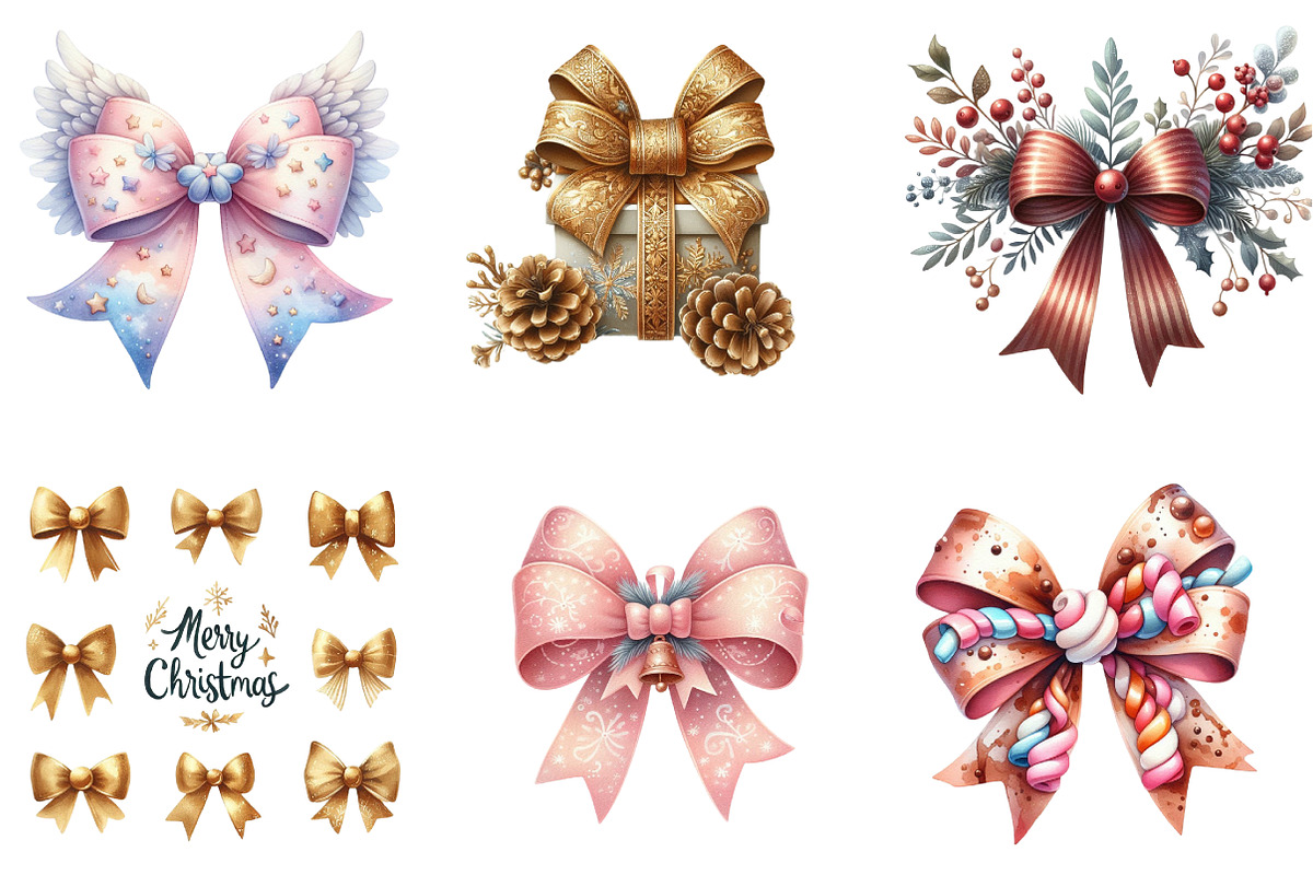 Christmas Libbey Wrap Png, Christmas, an Illustration by DreamArtGraphic (Photo 5 of 6)
