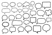 HAND DRAWN DOODLE SHAPES VECTOR SET, a Pattern Graphic by craftlove (Thumbnail 11 of 12)