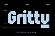 Gagon - Bold Condensed Display Font, a Sans Serif Font by Pandeka Studio (Thumbnail 6 of 9)