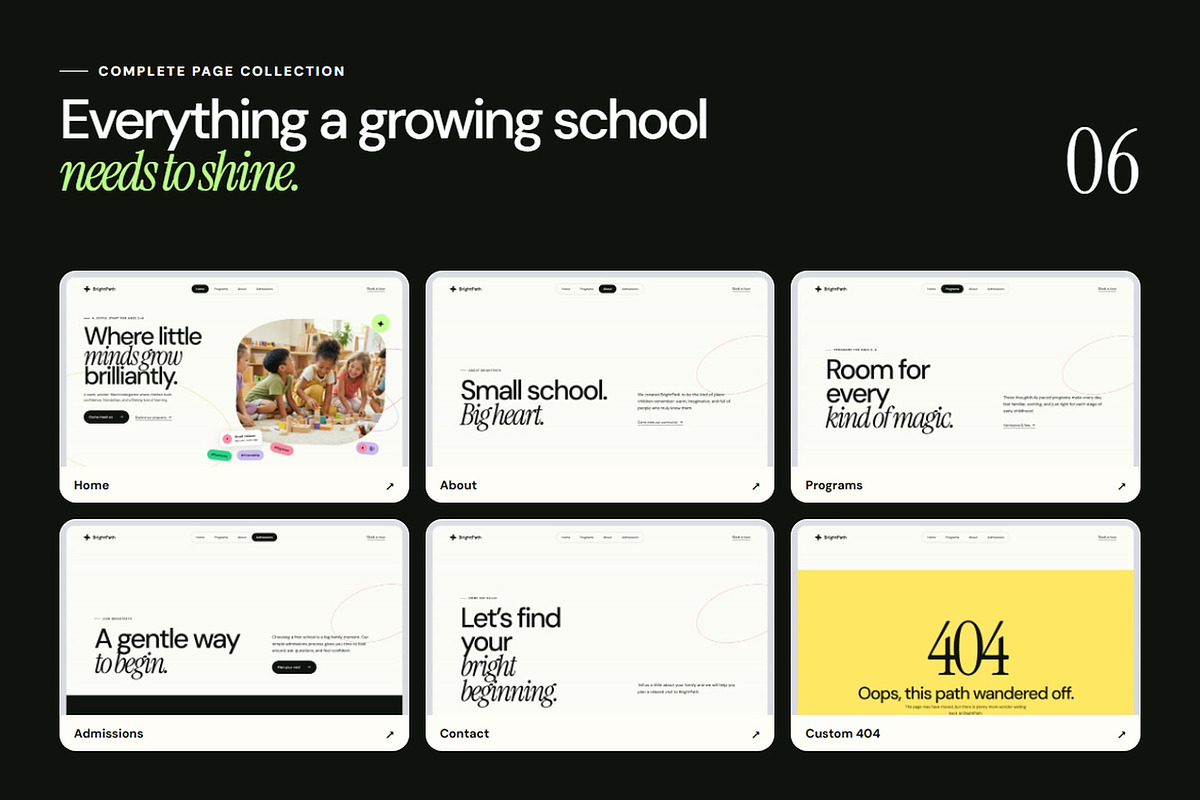 BrightPath Kindergarten Template, a HTML Template by River Visual (Photo 2 of 5)