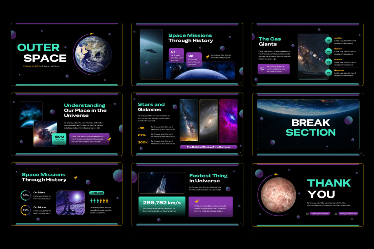 Outer Space Keynote, a Presentation Template by Loin Studio (Photo 2 of 4)