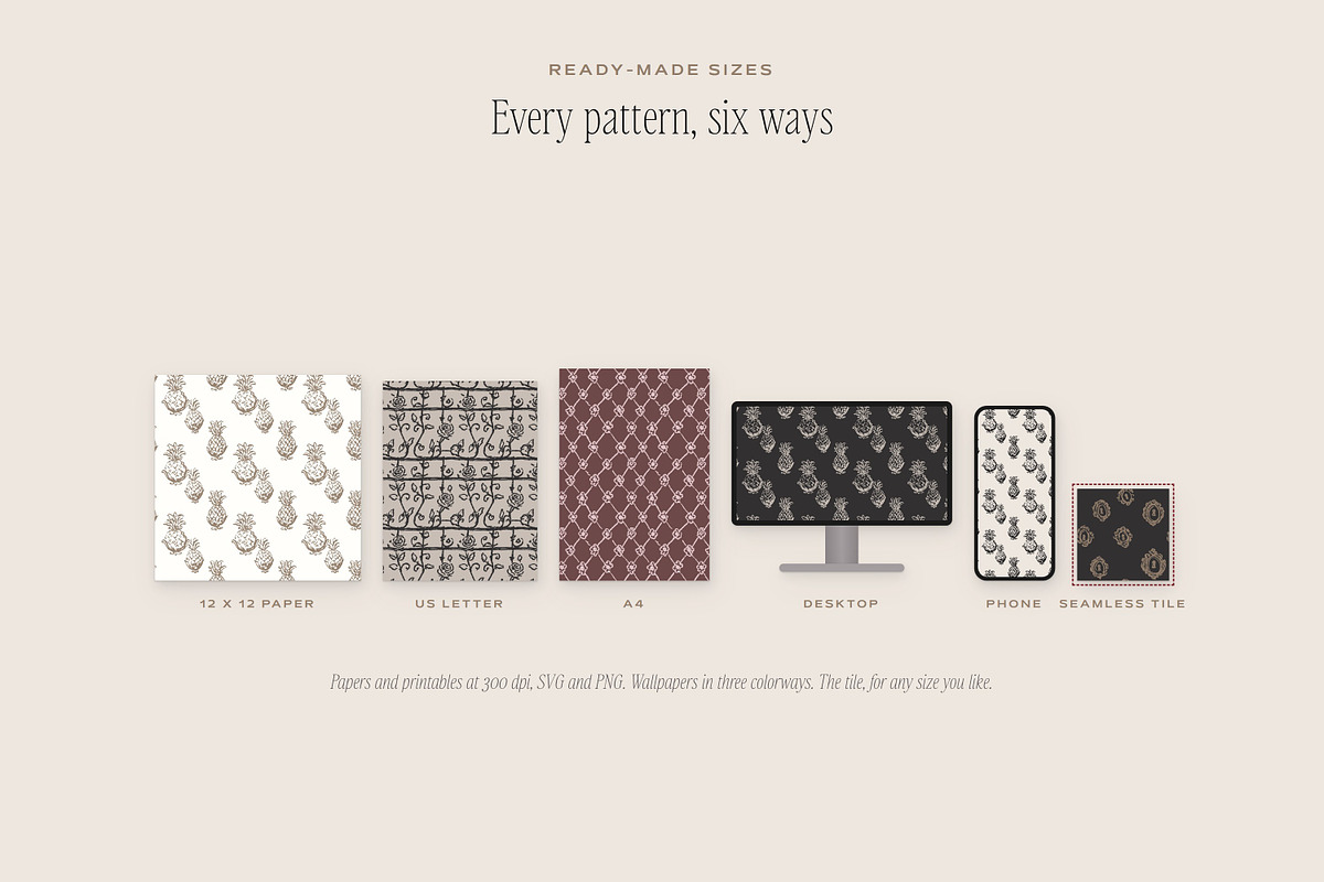 Damask & Ironwork Seamless Patterns, a Pattern Graphic by The October Creative (Photo 9 of 12)