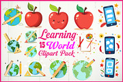 Learning World Clipart Pack, an Object Graphic by Designs_River (Thumbnail 1 of 16)