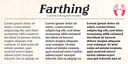 Farthing, a Serif Font by Device (Thumbnail 4 of 7)
