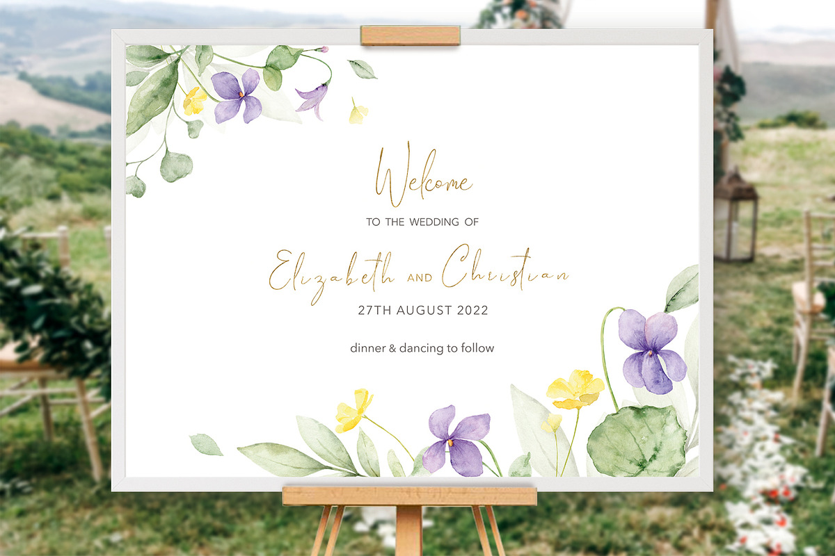Wedding Meadow Suite., an Invitation Template by Elena Medvedeva (Photo 7 of 7)