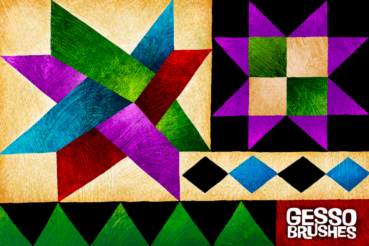 Photoshop Gesso Brushes, a Brush Add-On by WoodardWorks (Photo 5 of 5)