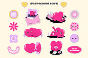 Suspicious BUNDLE:  6 in 1, a Decorative Illustration by marmarina (Thumbnail 7 of 14)