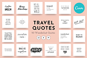 Travel Quotes - 53 Wanderlust Quotes, a Social Media Template by Delightful Design (Thumbnail 1 of 11)