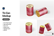 Tin Can Mockup, a Packaging Mockup by SLAB! Design (Thumbnail 1 of 7)