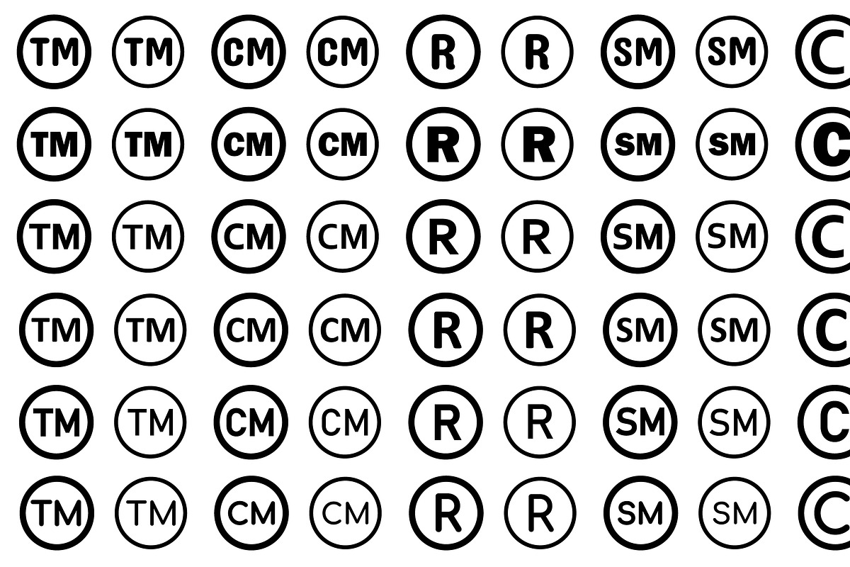 Registered trademark logo, an Icon by Drum-magic