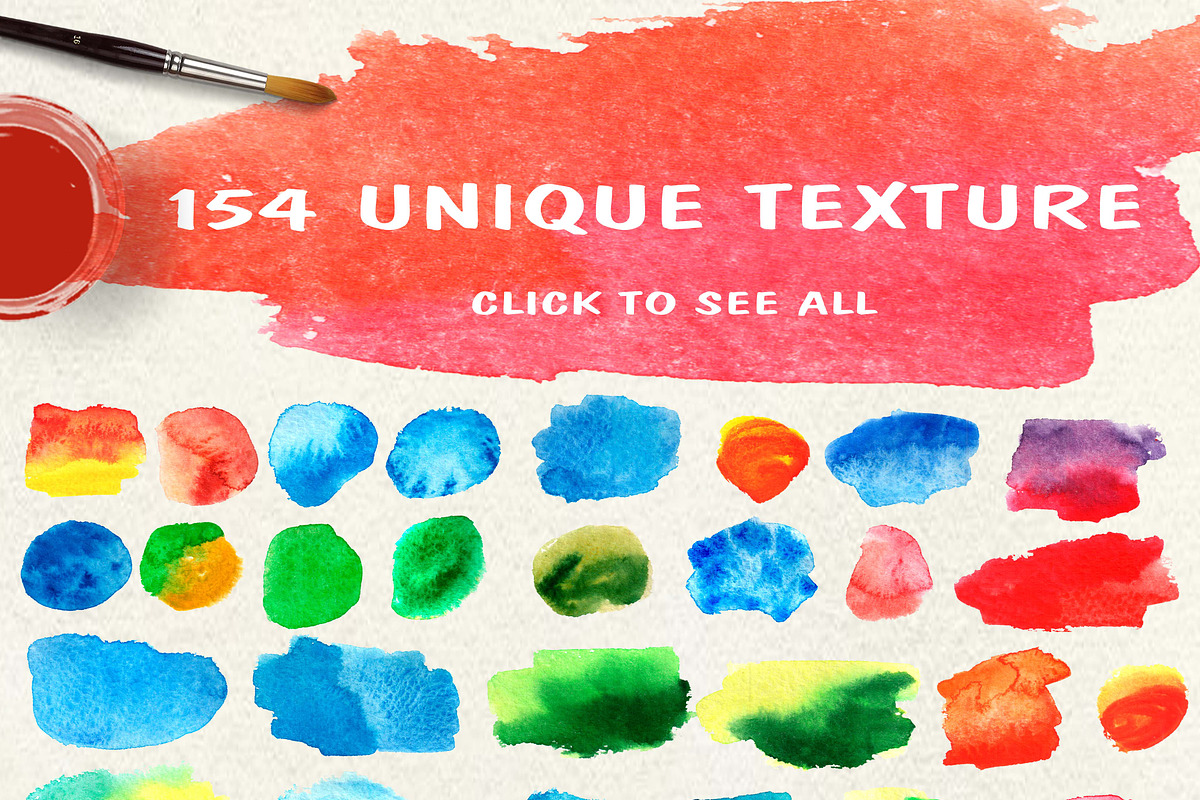 Watercolor Texture Pack, a Texture Graphic by Astarte_design (Photo 3 of 8)