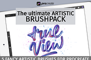 Artistic brush pack for Procreate, a Brush Add-On by Studio FabianFischer (Thumbnail 1 of 6)