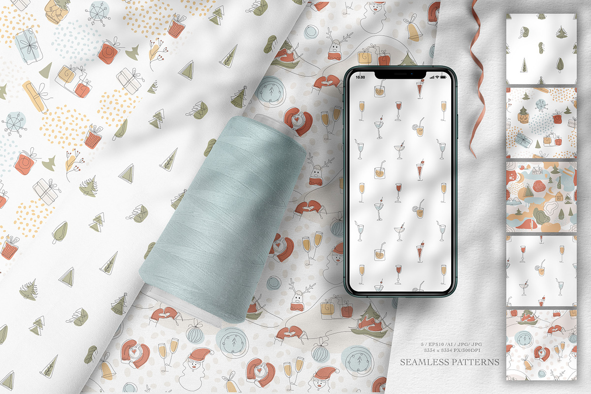 Abstract CHRISTMAS Collection, a Decorative Illustration by WildStrawberry Magic (Photo 11 of 15)