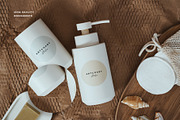 Jars Blank Mockup in Boho Bathroom, a Packaging Mockup by Artcoast Studio (Thumbnail 4 of 7)
