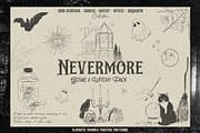 Nevermore: Gothic & Witchy Pack, an Object Graphic by Mio Buono (Thumbnail 1 of 17)