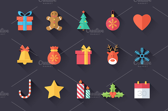 20 Christmas Icons