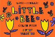 Little Bee Color Font, a Font by Malena (Thumbnail 1 of 10)