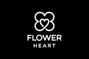 Flower and Love Heart Logo, a Branding & Logo Template by Buqancreative (Thumbnail 3 of 4)