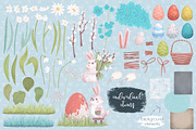 Easter spring kit, an Animal Illustration by ZapolzunArt (Thumbnail 4 of 10)