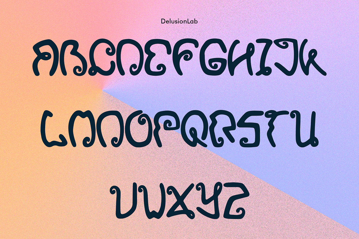 Thailook Style Font, a Handwritten Font by DelusionLab (Photo 2 of 6)