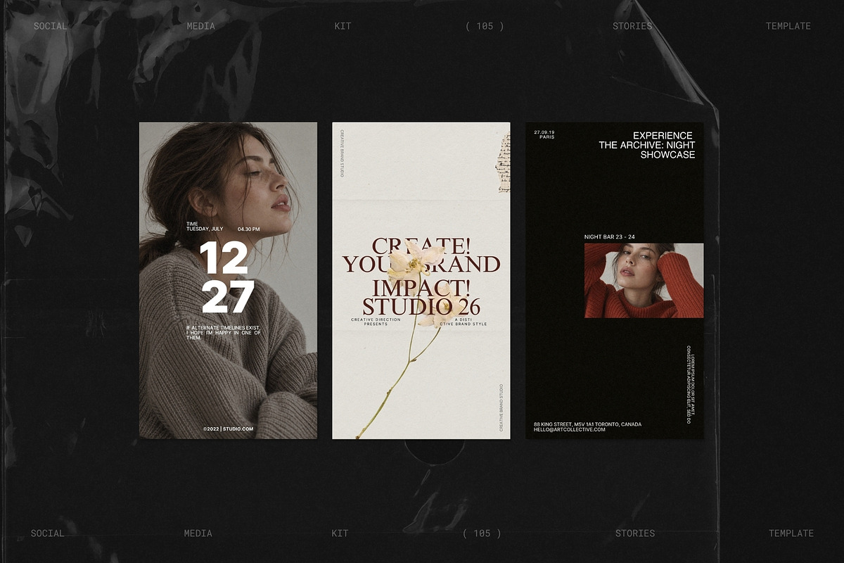 OREN | Instagram STORIES Bundle, a Social Media Template by Prapti Design (Photo 9 of 10)