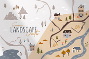 Seasons Landcape & Map Creator, an Object Graphic by MaNechaeva (Thumbnail 1 of 11)