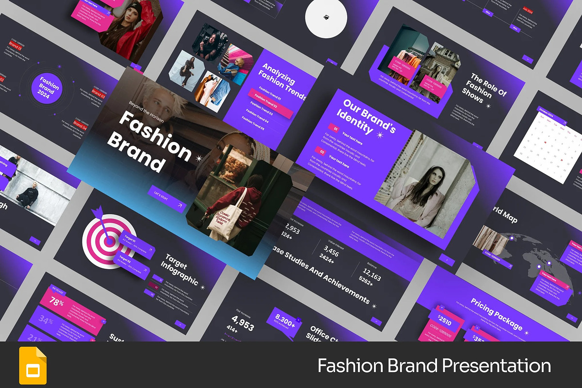 Fashion Brand Google Slides, PPoint, a Presentation Template by Fit-tee (Photo 1 of 2)