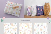 Easter & Spring Floral Collection, a Decorative Illustration by RinSo_art (Thumbnail 4 of 12)