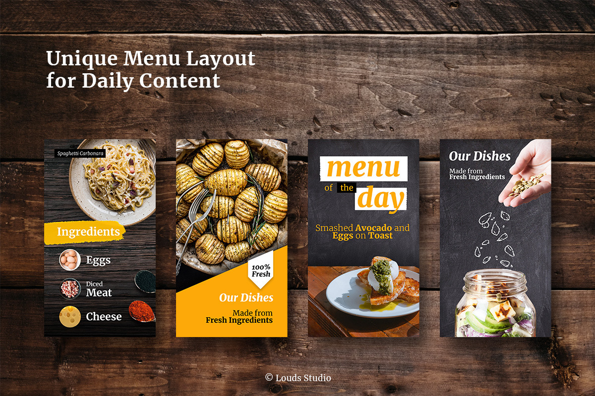 Canary - Resto Instagram Stories, a Social Media Template by Louds Studio (Photo 3 of 6)